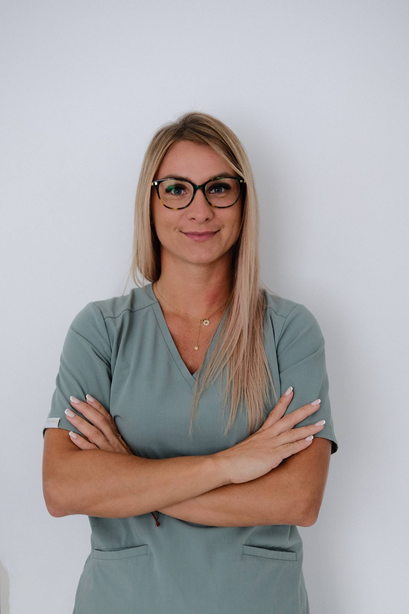 A friendly foot health practitioner